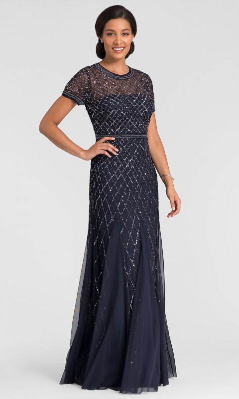 Navy Blue Mother-of-the-Bride Dress AP-091904940-N