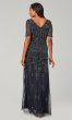 Midnight Blue Long Sequin MOB Dress by AP-AP1E206462