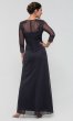 Long Charcoal MOB Dress with Sleeves AX-132906