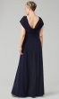 Long Mother-of-the-Bride Dress with Cowl Neck AX-81351491