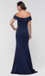 Long Off-the-Shoulder Satin MOB Dress KL-200016m