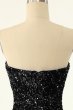 Black Sequins Bodycon Cocktail Dress E202283196