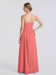 Strapless A-line Chiffon Bridesmaid Dress with Pleated Bodice AB202150