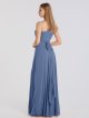 Ruched Waist Elegant One Shoulder Bridesmaid Gown AB202129