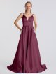 Modern A-line Satin Prom Gown with Pockets AB202165