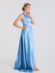 New Satin Walkthrough Prom Party Gown AB202168