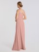 Crinkle Chiffon Tank Scoop Neckline Dress for Bridesmaids AB202060