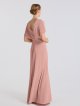 Luxurious Flutter sleeves V-neckline Velvet Dress AB202115