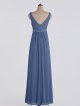 Sleeveless Maternity Long Corded Lace Mesh Dress AB202146