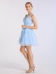 Short A-line Lace and Tulle Homecoming Prom Dress AB202172