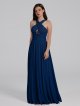 Chiffon Long Prom Dress with cross front keyhole AB202156