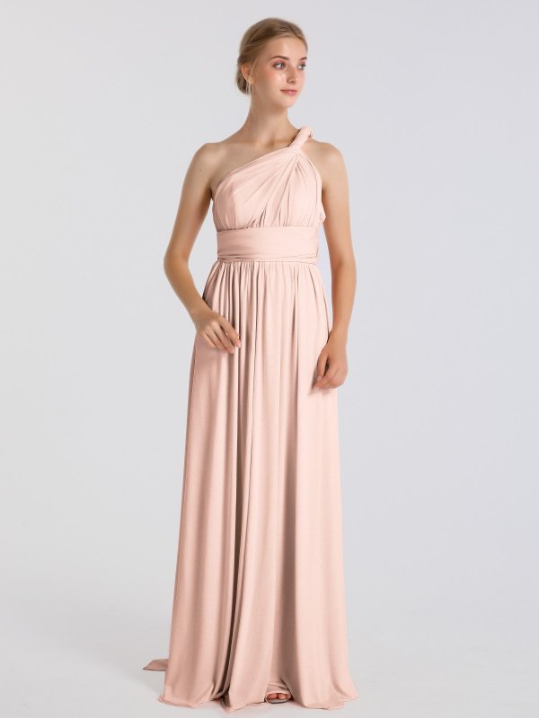 Long Convertible Long Jersey Dress for Maid of Honor AB202092