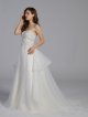 Strapless Lace Wedding Dress with Removable Train AB202037