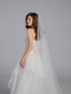 Strapless Lace Wedding Dress with Removable Train AB202037