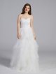 Peaked Sweetheart Tulle Ball Gown Wedding Dress AB202028