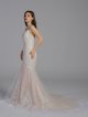 Lace Mermaid Wedding Dress with Moonstone Detail AB202021