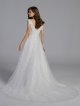 Plunging Sequin Tulle Ball Gown Wedding Dress AB202031