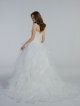 Petite Organza Ruffle Skirt Wedding Dress AB202029