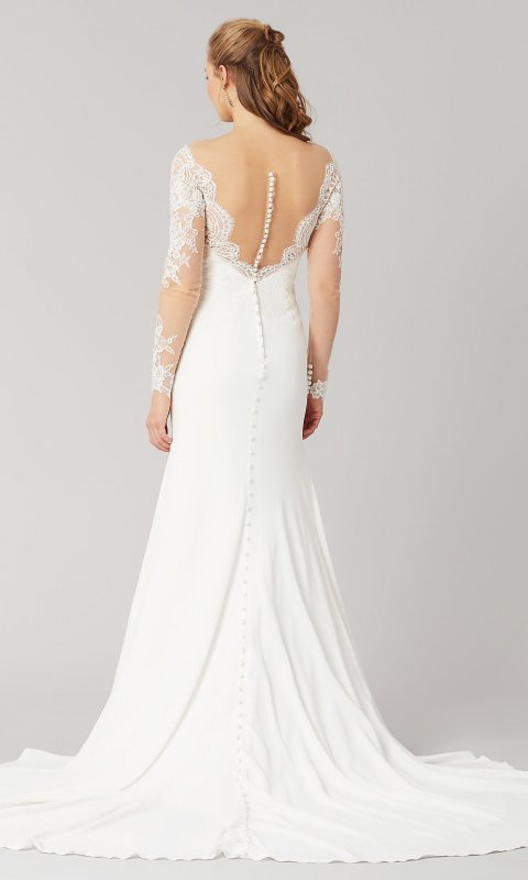Long-Sleeve Faith Wedding Dress by KL-300102