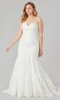 Jewel: Long Mermaid Lace Wedding Dress by KL-300117