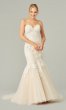 Bonnie: Lace Mermaid Wedding Dress by KL-300118