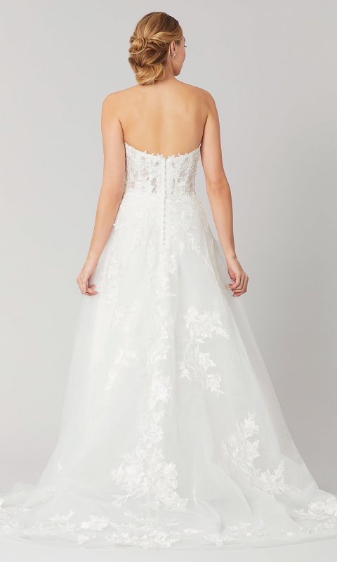 Charlotte: Embroidered-Lace Wedding Dress KL-300120