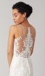 Mariah: Illusion-Back Lace Wedding Dress by KL-300121