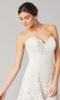 Meghan: Strapless Lace Long Wedding Dress KL-300122