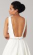 Grace: Open-Back A-Line Wedding Dress with Pockets KL-300133