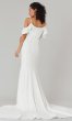 Angela: Cold-Shoulder Long Wedding Dress by KL-300143