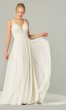 Thames: V-Neck Wedding Dress by KL-300168