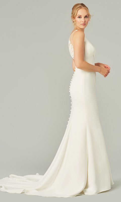 Louisa: Ivory Wedding Gown by KL-300177