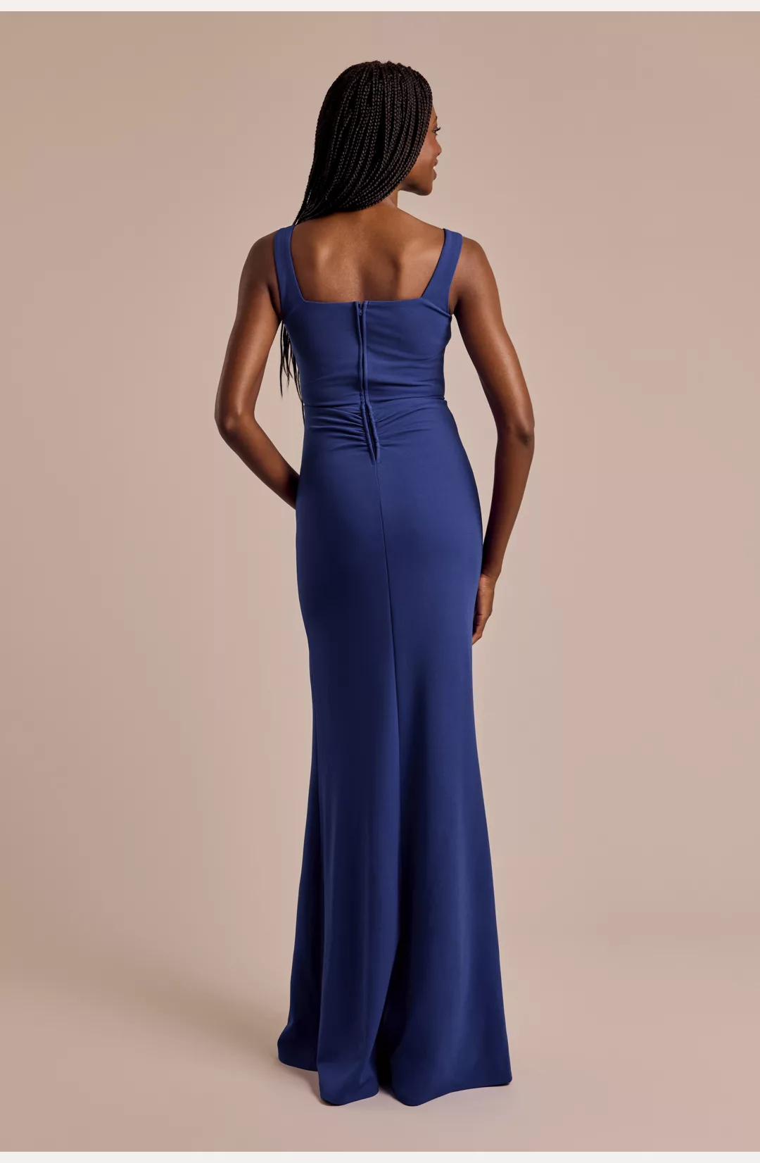 Crepe Corset Tank Sheath Dress STYLE# ASE3405